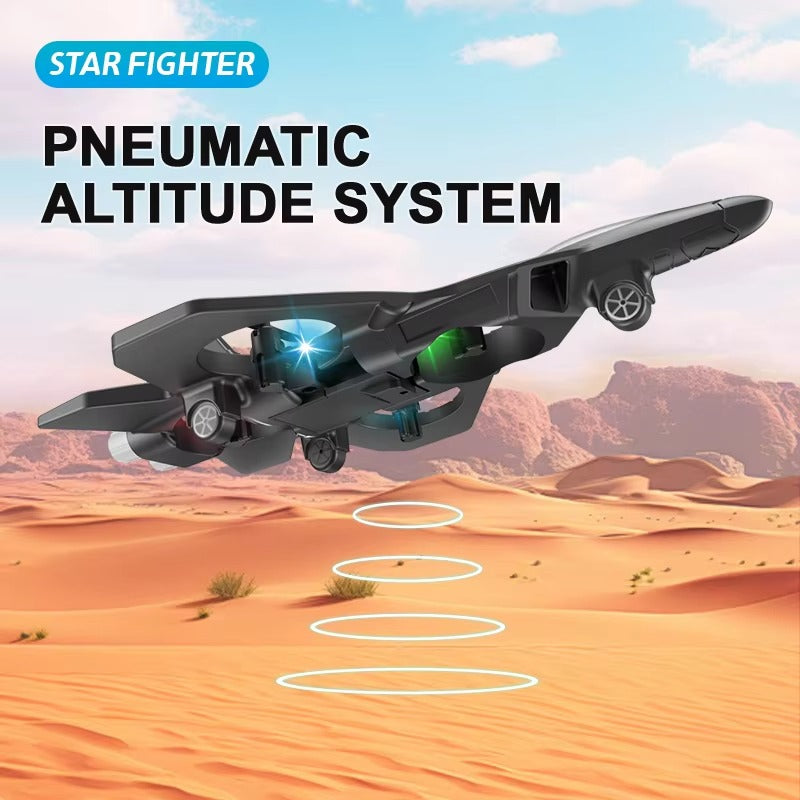 RC Fighter Plane Toy | Remote Control Jet Airplane with Lights and Sound | Durable Foam Glider for Kids Outdoor Fun