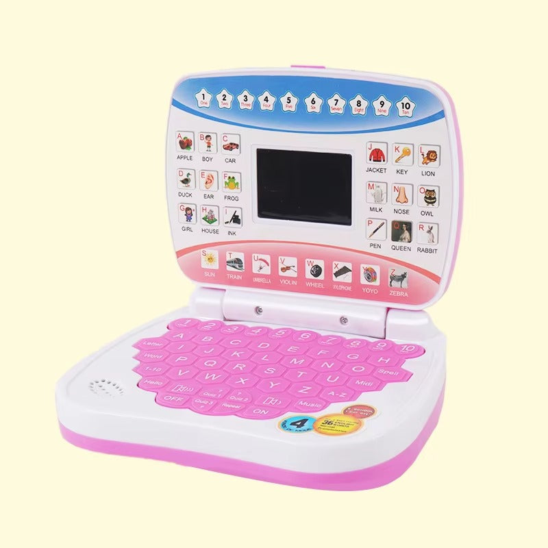Mini Educational Laptop Toy for Kids with Learning Games and Functions